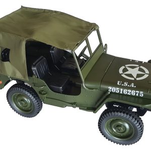 JEEP MILITARE 1/10 RC VERDE 1/14 cod.c606