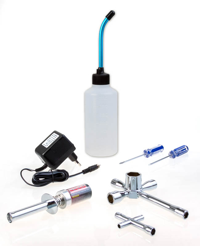 Robitronic Starter Kit per motori Glow a scoppio RB1016