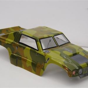 CARROZZERIA MONSTER TRUCK ,gia verniciata compreso di kit adesivi. Lunghezza 410mm cod.10312a