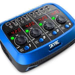 Robitronic 4 Micro Battery Charger (AC/DC 4x1s LiPo 1A) 100079