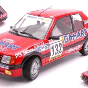 PEUGEOT 205 1.6 GTi N 132 RALLY MONTEC.1986 F.DELECOUR-A.C.PAUWELS 1:18 cod.SL1801717