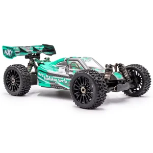 Hobbytech SPIRIT NXT EVO-V2 BRUSHLESS radio 2.4ghz RTR celeste 1/8+braccetti ant.+cassa differenziale cod.1.NXT.EVO-V2