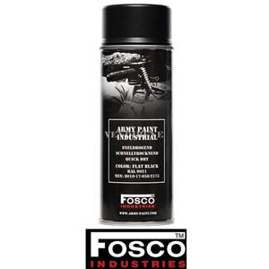 VERNICE SPRAY FLAT BLACK 400 ML FOSCO (9021)