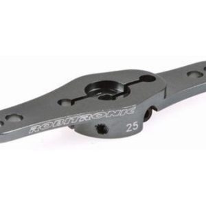 Robitronic squadretta in alluminio per doppio servo 25z cod.r17013g