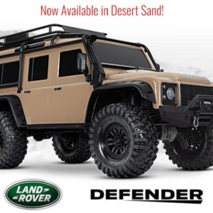 Traxxas Land Rover Defender Sabbia TRX-4 1/10 montato con radio TRX4 cod.TXX82056-4SAN