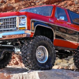 Traxxas Blazer Chevrolet K5 Blazer rossa TRX-4 chassis montata cod.82076