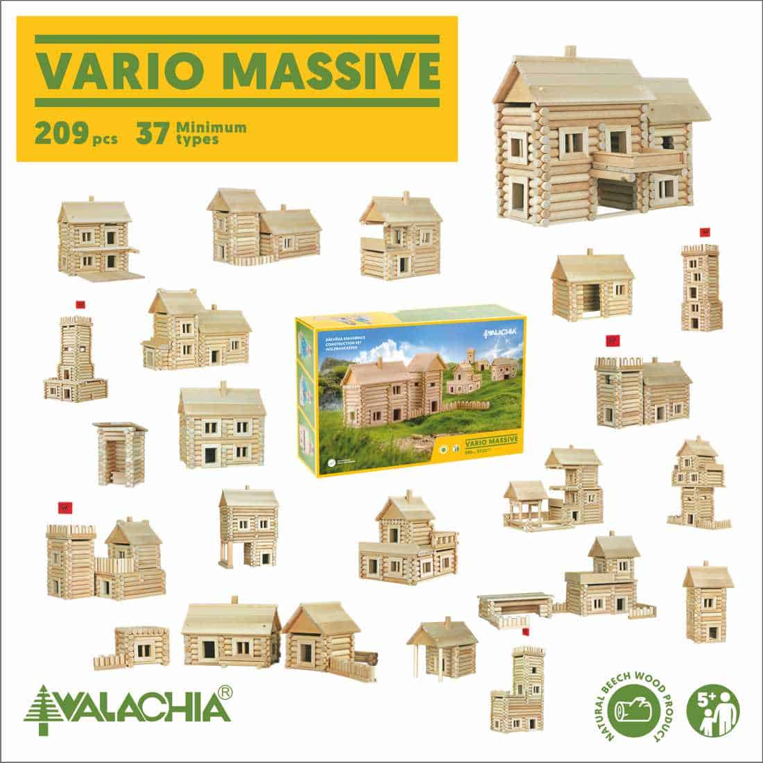 Walachia Vario Massive kit legno 209pz cod.w25