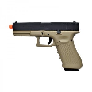 WE PISTOLA A GAS G17 NERA E TAN cod.W057BT