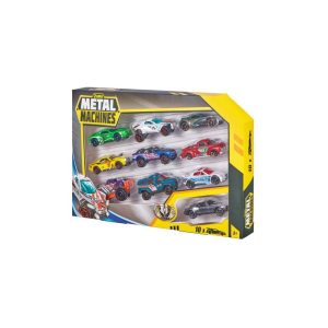 Set auto modelli 10 pz METAL MACHINES scala 1:64 Assortito cod.6750